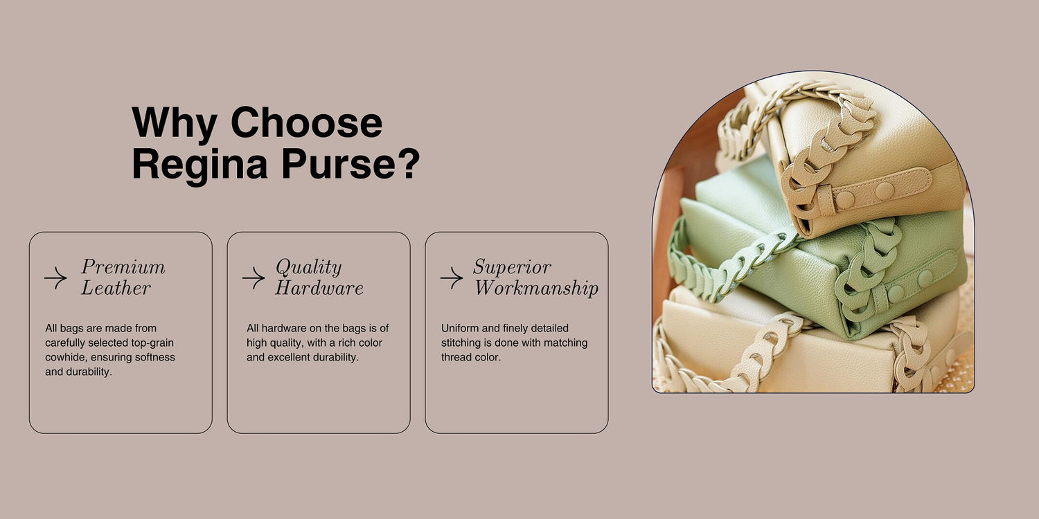 Soft Regina leather purse