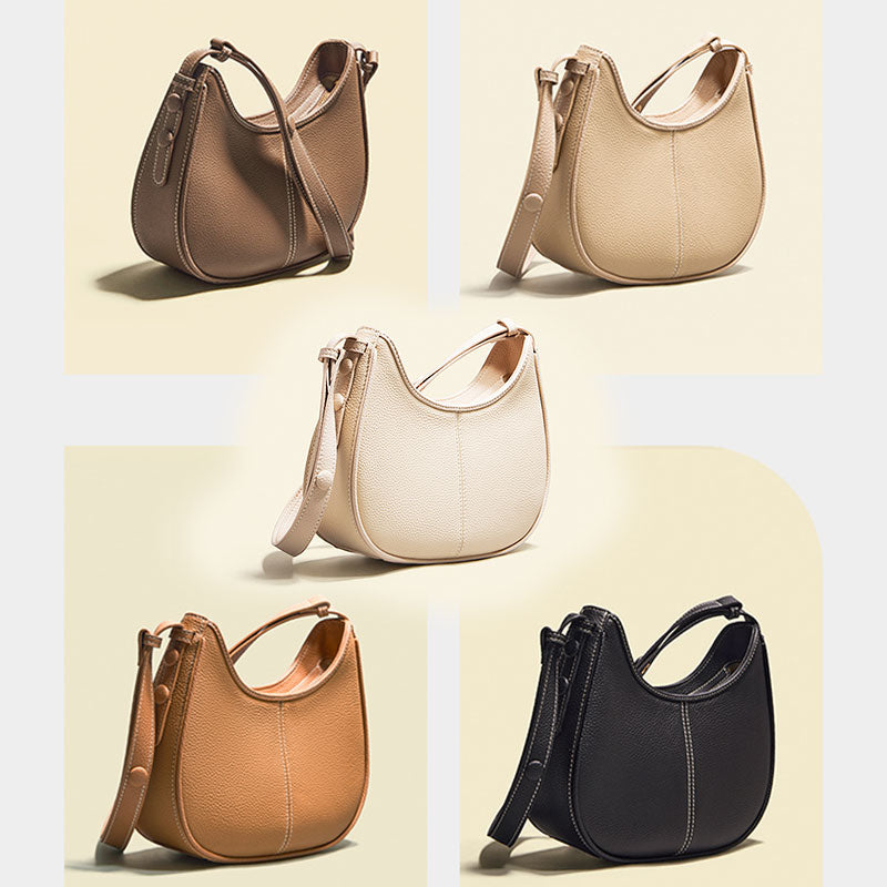 Regina Soft Armpit handbag Vintage Leather Hobo Bag