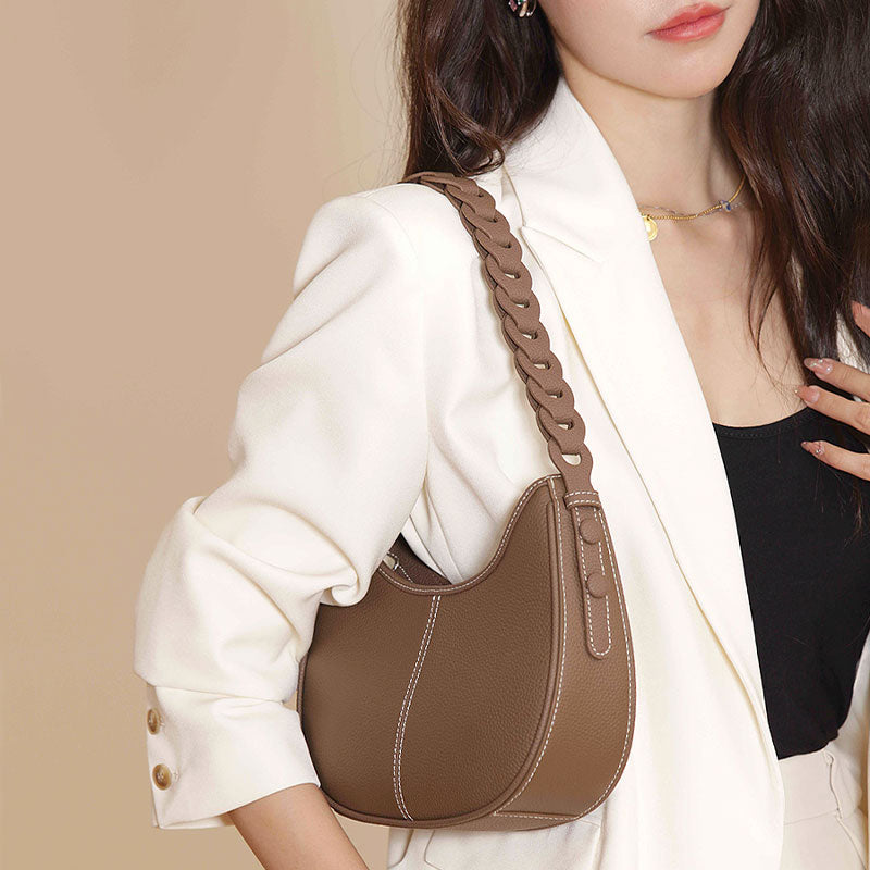 Regina Armpit Bag Vintage Leather Hobo Bag