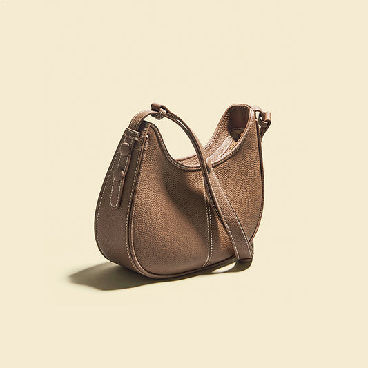 Regina Soft Armpit handbag Vintage Leather Hobo Bag