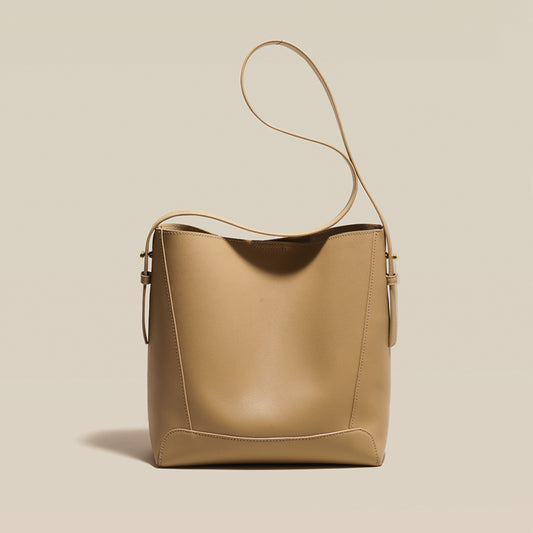 Large Capacity Soft Leather Tote Bag For Woman Korean Version