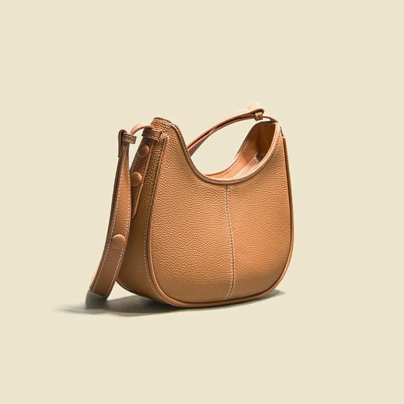 Regina Armpit Bag Vintage Leather Hobo Bag