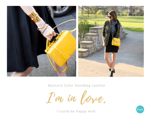 how to wear a mustard color handbags