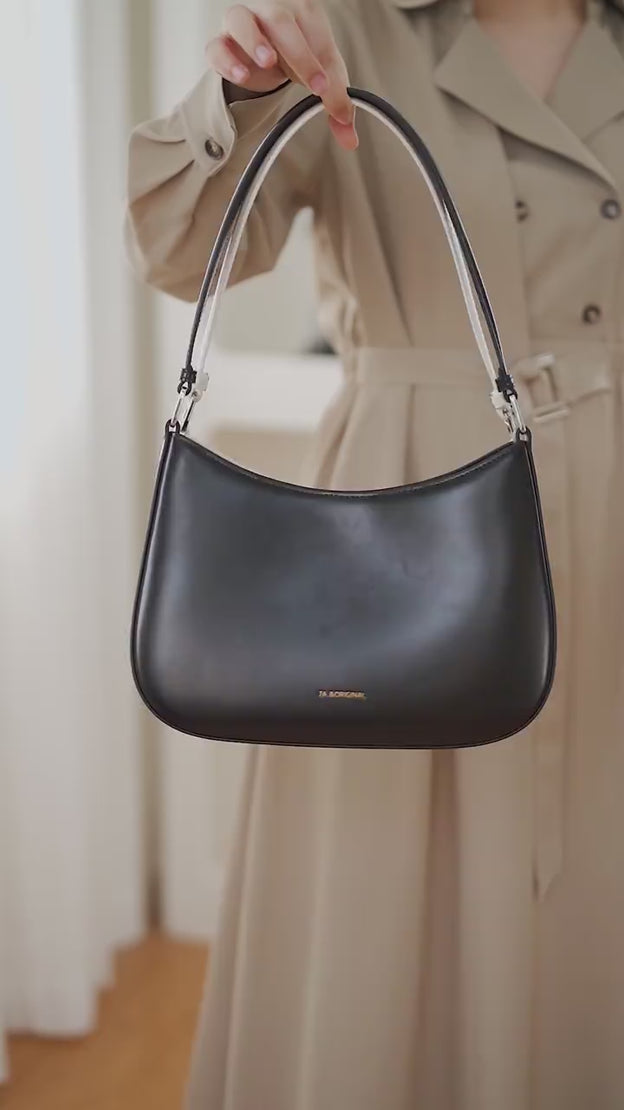 Baguette Bag Leather Fashion Shoulder Bag With Senior Sense