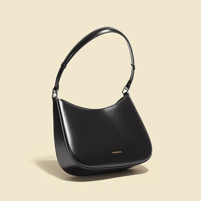 Black leather small purse with interchangeable straps – Splurg'd Studio